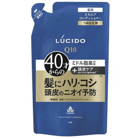 マンダム ルシード 薬用ヘア&スカルプコンディショナー つめかえ用 380g