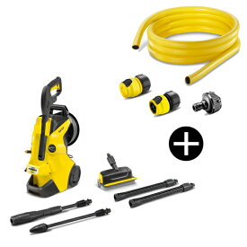 KARCHER(ケルヒャー) 1.603-440.0 K4 プレミアム サイレント 50Hz 高圧洗浄機 (東日本・50Hz専用) + 3M水道ホースセット