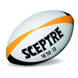 SCEPTRE セプター ラグビー ボール ワールドモデル WM-2 レースレス ブラック×イエロー SP13C [5号球]