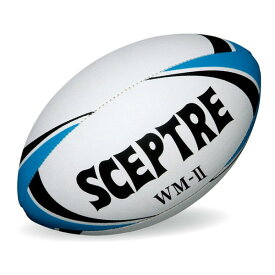 SCEPTRE セプター ラグビー ボール ワールドモデル WM-2 レースレス ブラック×サックス SP14A [5号球]