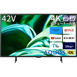 er 42V^ SHARP V[v ANIX AQUOS ter 42^ 42C` [J[ۏؑΉ sǑΉ 4T-C42FL1 nEBSE110xCSfW^4K`[i[ LEDter ʔUSB HDD^Ή Google TV 