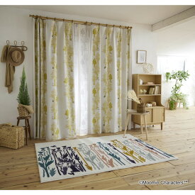 スミノエ ムーミン 遮光カーテン プート 100×178cm イエロー