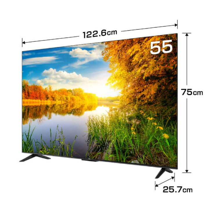 楽天市場】テレビ 55型 TCL 55インチ スマートテレビ Google TV W 