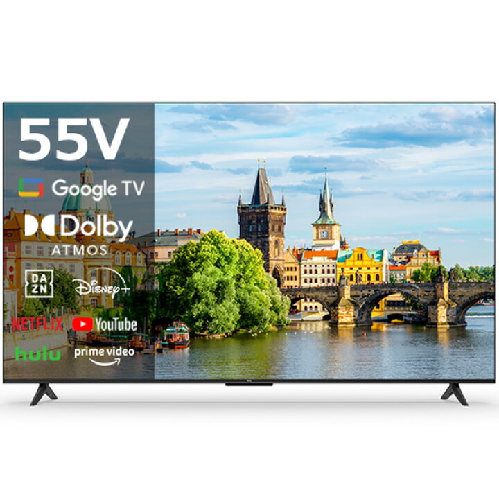 TCL 液晶スマートテレビ 55インチ 55型 DOLBY AUDIOスピーカー付き 