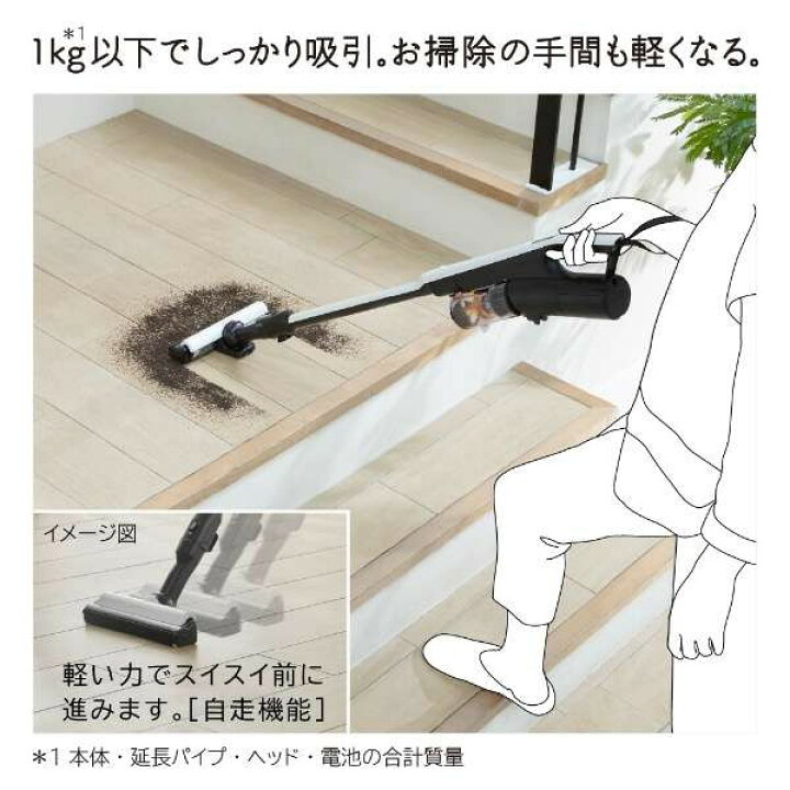 楽天市場】掃除機 日立 HITACHI PV-BS1L ホワイト すごかるスティック 