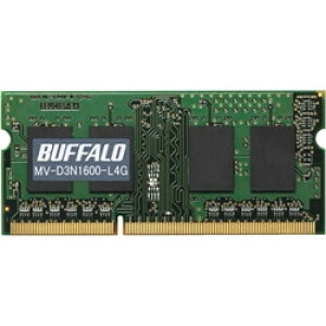 BUFFALO MV-D3N1600-L4G D3N1600-L4G @lij6Nۏ PC3L-12800 DDR3 SDRAM S.O.DIMM 4GB d