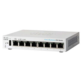 Cisco CBS250-8T-D-JP CBS250 Smart 8-port GE、Desktop、Ext PSU [スイッチングハブ]