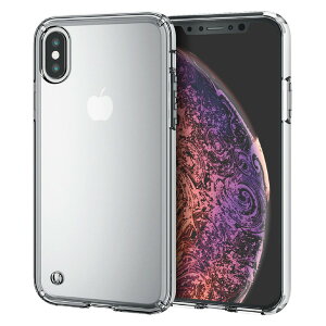 ELECOM PM-A18BHVCCR iPhone XS �n�C�u���b�h�P�[�X �N���A xp10n