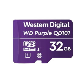 【6/5限定!エントリー&抽選で最大100%Pバック】 WESTERN DIGITAL WDD032G1P0C WD Purple SC QD101 [microSD カード (32GB SDHC)]