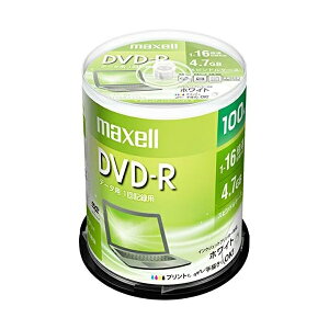 maxell DR47PWE.100SP [f[^pDVD-R 4.7GB 1-16{ v^uzCg 100XshP[X]