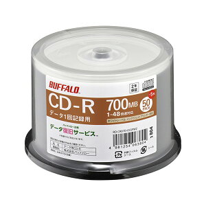 BUFFALO RO-CR07D-055PWZ [wfBA CD-R PCf[^p 700MB @l`l 50+5]