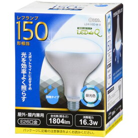 オーム電機 LDR16D-W 9 [LED電球 レフランプ形 E26 150形相当 防雨タイプ 昼光色]