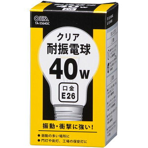�I�[���d�@ TA-55640C [�ϐU�d�� E26 40W �N���A]