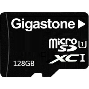 Gigastone GJMX/128U [microSDXC�J�[�h 128GB SD�J�[�h UHS-I U1 Class10 �X�y�b�N FullHD�ʐ^�Ή�]