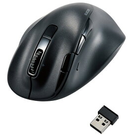 ELECOM M-XGM50MBSKBK ブラック [Bluetoothマウス(無線接続可) 静音 ワイヤレス 8ボタン チルトホイール付 右手専用 Mサイズ EX-G PRO]