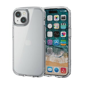 ELECOM PM-A23ATSLACR NA [iPhone15 P[X nCubh Ռz y ^ Xgbvz[t TOUGH SLIM LITE]