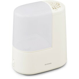 加湿器 2.4L アイリスオーヤマ AHM-H26B-C アイボリー スチーム式加湿器 260ml 木造4畳 コンクリ7畳まで コンパクト 卓上 スチーム式
