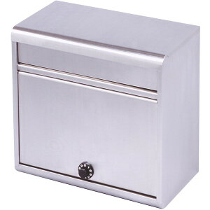 ポスト 壁掛け 郵便ポスト 郵便受け 新聞受け メールボックス コンパクト おしゃれ 北欧 大容量 大型 ダイヤル錠 鍵付き ステンレス グリーンライフ PH-60D