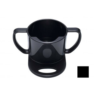 T&M 飲みやすい、飲ませやすいカップ L-CUP2 ブラック メーカー直送