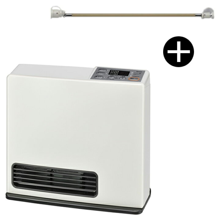楽天市場】Rinnai RC-N206E ホワイト Standard ガスファンヒーター 