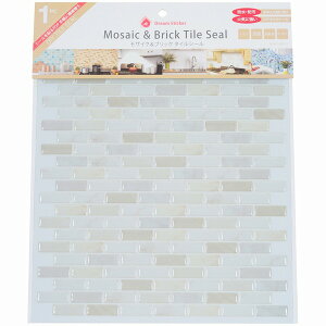 マスターリンクス タイルシールBST12 ブリックホワイト