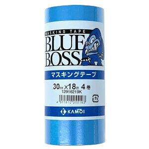 J BLUE BOSS ԗhp}XLOe[v 30mm×18m 4pbN