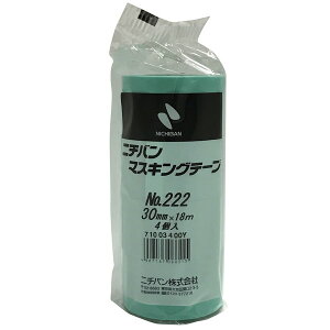 NICHIBAN No.222 ԗp}XLOe[v 30mm×18m 4pbN