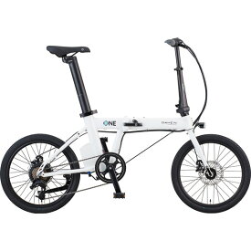DAHON K-ONE e-bike 20インチ ウルトラホワイト [電動フォールディングバイク 外装7段変速 5段階アシストモード アルミフレーム]