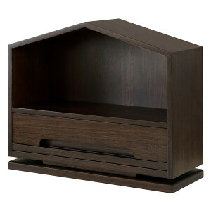 仏壇 モダン ミニ おしゃれ コンパクト インテリア 木製 オープン型 収納 おうち型 家具調 ペット ブラウン Tsuzuri ツヅリ