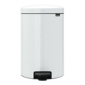 シイノ通商 11184 ホワイト brabantia(ブラバンシア) [New Icon ペダルビン 20L]