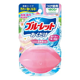 小林製薬 液体ブルーレットおくだけ つけ替用 洗いたてほのかな柔軟剤の香り ホワイティーフローラル 70mL