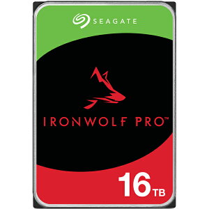 Seagate ST16000NT001 Seagate IronWolf Pro 3.5yf[^3Ntz16TB HDD(CMR)[J[5Nۏ 24ԉғ PCANASp RVZT[t ST16000NT001