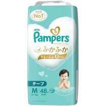 楽天市場】パンパース はじめての肌へのいちばん テープ mの通販