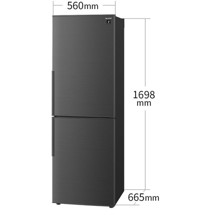 値下げ⭐︎愛知近郊配送無料 SHARP 310L 冷蔵庫 SJ-AK31F-B 2020年製