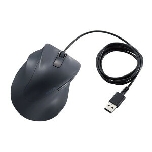ELECOM M-XGL31UBSKBK �u���b�N [�L���}�E�X (�É� 5�{�^�� �����p �R�� L�T�C�Y EX-G)]