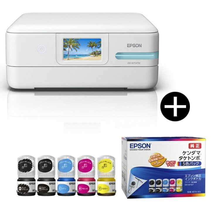 EPSON EW-M754TW WHITE 新品 - インクジェットプリンター 
