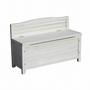 住まいスタイル 天然木ベンチストッカー ホワイト GBN-900WH メーカー直送