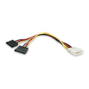 StarTech PYO2LP4SATA [30cm dϊP[u (ytFdRlN^(4s)- 2x SATAdRlN^(15s))]