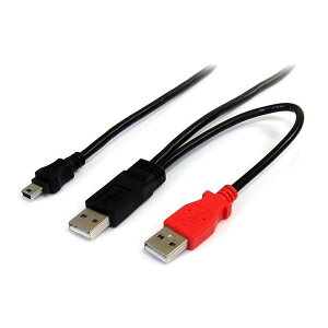 StarTech USB2HABMY3 ubN [90cm USB YdP[u(USB A - mini B) (Y^p[P[u Otn[hfBXNɑΉ)]