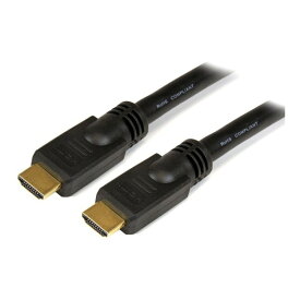 StarTech HDMM15M ブラック [ハイスピードHDMIケーブル (15m/4K30Hz/HDMI(オス)-HDMI(オス))]