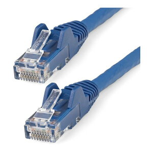 StarTech N6LPATCH10MBL �u���[ [�J�e�S���[6 LAN�P�[�u��-10m (LSZH(�ቌ�[���n���Q��)�Ή�/650MHz 10GbE/100W PoE/UTP/�c���܂�h�~RJ45�R�l�N�^/ETL�K�i�F��i/24AWG)]