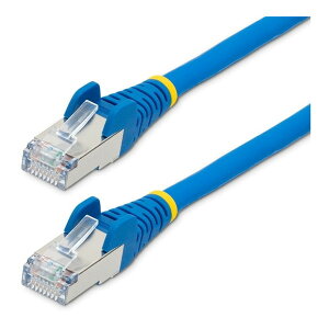 StarTech NLBL-1M-CAT6A-PATCH �u���[ [�J�e�S���[6A LAN�P�[�u�� (1m/LSZH(�ቌ�[���n���Q��)/10GbE 500MHz/100W PoE++/S/FTP/ETL�F�؍�/�c���܂�h�~�@�\�t RJ45�R�l�N�^�[)]