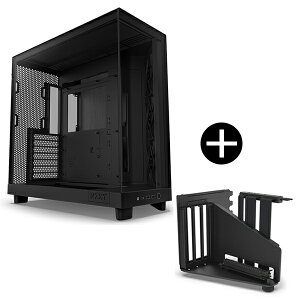 NZXT CC-H61FB-01 ubN H6 Flow ~h^[P[X + AB-RH175-B1 ubN ^GPUz_[&CU[P[u (PCIE4.0x16) Zbg