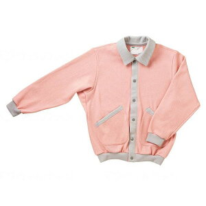 大阪エンゼル スクエアニット室内着 えり付き前開きタイプ ピンク L 5101 メーカー直送