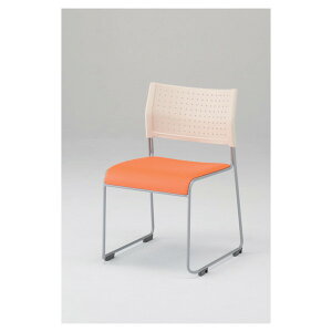 �A�C���X�`�g�Z �X�^�b�L���O�`�F�A �w:���� ��:���U�[ �z���C�g/�I�����W ASL-110PV-W/OR 1�r ���[�J�[����