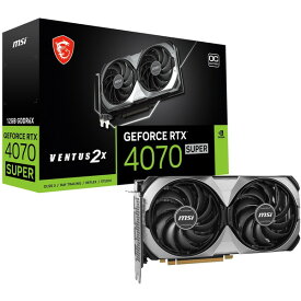 MSI GeForce RTX 4070 SUPER 12G VENTUS 2X OC [グラフィックスカード]