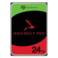 Seagate ST24000NT002 IronWolf Pro [NAS向け 3.5インチSATA HDD (24TB)] 【KK9N0D18P】