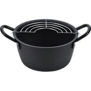 燕三 IH対応鉄深型天ぷら鍋 18cm EM-038