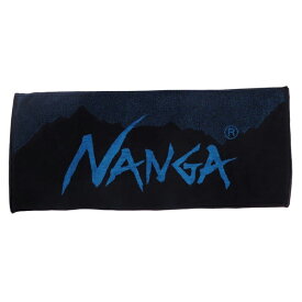 NANGA ナンガ ロゴフェイスタオル ブルー NANGA LOGO FACE TOWEL FREE BLU NA2254-3F519 N1FTBLN4