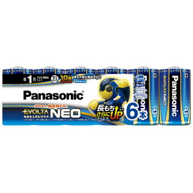 PANASONIC LR20NJ/6SW 乾電池エボルタネオ 単1形 6本パック